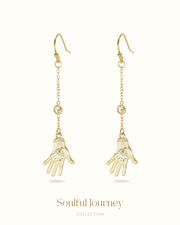 Wish Maker - Hamsa Earrings